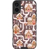 image:imageSmartish  Howliday Hounds  iPhone 17 MagSafe Case  Gripmunk Lightweight  Protective Thin Grip Cover  Fits Apple iPhone 17Gingerbread Homes