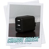 image:imageSmartish 2 Port USB Wall Charger  Charge Shack Maximum Speed 48 Amp Quick Charger Compatible with iPhone Android and All USB Devices Silk  Black24w Wall Charger