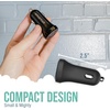 image:imageSmartish 2 Port USB Wall Charger  Charge Shack Maximum Speed 48 Amp Quick Charger Compatible with iPhone Android and All USB Devices Silk  Black32w Car Charger