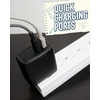 image:imageSmartish 2 Port USB Wall Charger  Charge Shack Maximum Speed 48 Amp Quick Charger Compatible with iPhone Android and All USB Devices Silk  Black65w Wall Charger