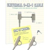 image:imageSmartish Bigger Cable Wrangler Organizer with 3in1 Universal Charging Cable  Lightly Toasted Beige