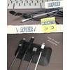 image:imageSmartish Cable Holder and Charger Combo  Bigger Cable Wrangler Organizer with 3in1 Universal Charging Cable  Black Tie Affair