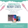 image:imageSmartish Lightning Fast Charging Cable  Crown Joule Durable Nylon Fabric Cord MFi Certified for iPad Airpods iPhone  Teal Me More  6ftIm Blushing