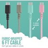 image:imageSmartish Lightning Fast Charging Cable  Crown Joule Durable Nylon Fabric Cord MFi Certified for iPad Airpods iPhone  Teal Me More  6ftLightly Toasted Beige