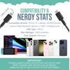image:imageSmartish Lightning Fast Charging Cable  Crown Joule Durable Nylon Fabric Cord MFi Certified for iPad Airpods iPhone  Teal Me More  6ftNo 2 Pencil Gray