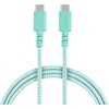 image:imageSmartish Lightning Fast Charging Cable  Crown Joule Durable Nylon Fabric Cord MFi Certified for iPad Airpods iPhone  Teal Me More  6ftTeal Me More