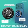 image:imageSmartish MagSafe Suction Mount  WallFlower  3 in 1 Reversible Magnetic Phone Grip Finger Loop Suction Mount Kickstand wUniversal MagSafe Adapter Kit for Apple iPhone  Blues on the GreenBlues on the Green