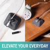image:imageSmartish Magnetic Cord Holder  Cable Wrangler Organizer with Magnet Clips for Charger Management on Desktop Nightstand for USBC  Lightning  Black Tie AffairNo 2 Pencil Gray