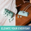 image:imageSmartish Magnetic Cord Holder  Cable Wrangler Organizer with Magnet Clips for Charger Management on Desktop Nightstand for USBC  Lightning  Black Tie AffairTeal Me More