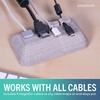 image:imageSmartish Magnetic Cord Holder  Cable Wrangler Organizer with Magnet Clips for Charger Management on Desktop Nightstand for USBC  Lightning  Black Tie AffairLightly Toasted Beige