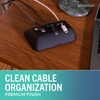 image:imageSmartish Magnetic Cord Holder  Cable Wrangler Organizer with Magnet Clips for Charger Management on Desktop Nightstand for USBC  Lightning  Black Tie AffairBlack Tie Affair