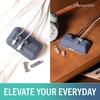 image:imageSmartish Magnetic Cord Holder  Cable Wrangler Organizer with Magnet Clips for Charger Management on Desktop Nightstand for USBC  Lightning  Black Tie AffairBlue Jeanie