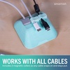 image:imageSmartish Magnetic Cord Holder  Cable Wrangler Organizer with Magnet Clips for Charger Management on Desktop Nightstand for USBC  Lightning  Black Tie AffairTeal Me More