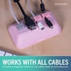 image:imageSmartish Magnetic Cord Holder  Cable Wrangler Organizer with Magnet Clips for Charger Management on Desktop Nightstand for USBC  Lightning  Black Tie AffairIm Blushing