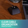 image:imageSmartish Magnetic Cord Holder  Cable Wrangler Organizer with Magnet Clips for Charger Management on Desktop Nightstand for USBC  Lightning  Black Tie AffairBlack Tie Affair