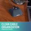 image:imageSmartish Magnetic Cord Holder  Cable Wrangler Organizer with Magnet Clips for Charger Management on Desktop Nightstand for USBC  Lightning  Black Tie AffairBlue Jeanie