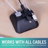 image:imageSmartish Magnetic Cord Holder  Cable Wrangler Organizer with Magnet Clips for Charger Management on Desktop Nightstand for USBC  Lightning  Black Tie AffairBlack Tie Affair