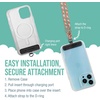 image:imageSmartish Phone Lanyard  Case Clinger  Universal iPhone Holder wDetachable Crossbody Shoulder Neck Strap wStorage Loops Fidlock Insert for Phone Cases iPhone Galaxy Pixel  So JadedBraided Chain Rose