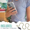 image:imageSmartish Phone Lanyard  Case Clinger  Universal iPhone Holder wDetachable Crossbody Shoulder Neck Strap wStorage Loops Fidlock Insert for Phone Cases iPhone Galaxy Pixel  So JadedSnake Chain
