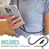 image:imageSmartish Phone Lanyard  Case Clinger  Universal iPhone Holder wDetachable Crossbody Shoulder Neck Strap wStorage Loops Fidlock Insert for Phone Cases iPhone Galaxy Pixel  So JadedRope Strap