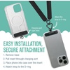 image:imageSmartish Phone Lanyard  Case Clinger  Universal iPhone Holder wDetachable Crossbody Shoulder Neck Strap wStorage Loops Fidlock Insert for Phone Cases iPhone Galaxy Pixel  So JadedMauve It or Lose It