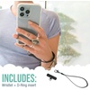 image:imageSmartish Phone Wristlet  Case Clinger  Universal iPhone Holder with Detachable Wrist Strap Loop with Phone Insert Unisex Gift for All Phone Cases iPhone Galaxy Pixel  SandstormBlack Vegan Leather