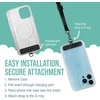 image:imageSmartish Phone Wristlet  Case Clinger  Universal iPhone Holder with Detachable Wrist Strap Loop with Phone Insert Unisex Gift for All Phone Cases iPhone Galaxy Pixel  SandstormBlack Vegan Leather