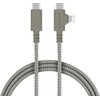 image:imageSmartish USBCLightning Cable 171616e1514  Crown Joule  6 Foot Universal Fast Fabric Wrapped Charging Cable wMicroUSB  MFi Certified 1312SEiPadAirPodsAndroid  PinkLightly Toasted Beige