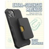 image:imageSmartish iPhone 15 Pro Protective Case with Wallet for MagSafe iPhones  Gripzilla  Magsafe Compatible Heavy Duty Armor Grip Cover  Detachable Magnetic Credit Card Holder  Black Tie AffairiPhone 15 Plus