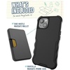 image:imageSmartish iPhone 15 Pro Protective Case with Wallet for MagSafe iPhones  Gripzilla  Magsafe Compatible Heavy Duty Armor Grip Cover  Detachable Magnetic Credit Card Holder  Black Tie AffairiPhone 15