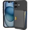 image:imageSmartish iPhone 15 Pro Slim Case with Wallet for MagSafe iPhones  Gripmunk  Magsafe Compatible Thin Grip Cover  Detachable Magnetic Credit Card Holder  Black Tie AffairMagSafe Case