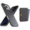 image:imageSmartish iPhone 15 Pro Slim Case with Wallet for MagSafe iPhones  Gripmunk  Magsafe Compatible Thin Grip Cover  Detachable Magnetic Credit Card Holder  Black Tie AffairMagSafe Case