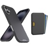 image:imageSmartish iPhone 15 Pro Slim Case with Wallet for MagSafe iPhones  Gripmunk  Magsafe Compatible Thin Grip Cover  Detachable Magnetic Credit Card Holder  Black Tie AffairMagSafe Case