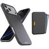 image:imageSmartish iPhone 15 Pro Slim Case with Wallet for MagSafe iPhones  Gripmunk  Magsafe Compatible Thin Grip Cover  Detachable Magnetic Credit Card Holder  Black Tie AffairMagSafe Case