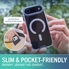 image:imageSmartish iPhone 16 Plus Magnetic Case with MagSafe Wallet  Gripmunk  Magsafe Compatible Thin Grip Cover  Detachable Magnetic Credit Card Holder  Black Tie AffairMagSafe Clear Case