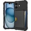 image:imageSmartish iPhone 16 Plus Magnetic Case with MagSafe Wallet  Gripmunk  Magsafe Compatible Thin Grip Cover  Detachable Magnetic Credit Card Holder  Black Tie AffairMagSafe Armor Case