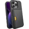 image:imageSmartish iPhone 16 Plus Magnetic Case with MagSafe Wallet  Gripmunk  Magsafe Compatible Thin Grip Cover  Detachable Magnetic Credit Card Holder  Black Tie AffairMagSafe Case
