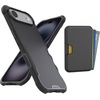 image:imageSmartish iPhone 16 Plus Magnetic Case with MagSafe Wallet  Gripmunk  Magsafe Compatible Thin Grip Cover  Detachable Magnetic Credit Card Holder  Black Tie AffairMagSafe Armor Case