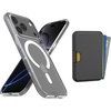 image:imageSmartish iPhone 16 Plus Magnetic Case with MagSafe Wallet  Gripmunk  Magsafe Compatible Thin Grip Cover  Detachable Magnetic Credit Card Holder  Black Tie AffairMagSafe Clear Case