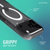 image:imageSmartish iPhone 16 Plus Magnetic Case with MagSafe Wallet  Gripmunk  Magsafe Compatible Thin Grip Cover  Detachable Magnetic Credit Card Holder  Black Tie AffairMagSafe Clear Case