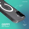 image:imageSmartish iPhone 16 Plus Magnetic Case with MagSafe Wallet  Gripmunk  Magsafe Compatible Thin Grip Cover  Detachable Magnetic Credit Card Holder  Black Tie AffairMagSafe Clear Case