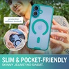 image:imageSmartish iPhone 17 MagSafe Clear Case  Gripmunk Magnetic Slim Case Lightweight  Protective AntiYellowing Thin Grip Clear Cover for Apple iPhone 17  Clearly Clear  Custom PrintClearly Green MagSafe
