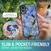 image:imageSmartish iPhone 17 MagSafe Clear Case  Gripmunk Magnetic Slim Case Lightweight  Protective AntiYellowing Thin Grip Clear Cover for Apple iPhone 17  Clearly Clear  Custom PrintBlue Blossoms MagSafe