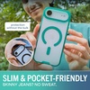 image:imageSmartish iPhone 17 MagSafe Clear Case  Gripmunk Magnetic Slim Case Lightweight  Protective AntiYellowing Thin Grip Clear Cover for Apple iPhone 17  Clearly Clear  Custom PrintClearly Green MagSafe