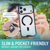 image:imageSmartish iPhone 17 MagSafe Clear Case  Gripmunk Magnetic Slim Case Lightweight  Protective AntiYellowing Thin Grip Clear Cover for Apple iPhone 17  Clearly Clear  Custom PrintClearly Black MagSafe