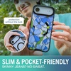 image:imageSmartish iPhone 17 MagSafe Clear Case  Gripmunk Magnetic Slim Case Lightweight  Protective AntiYellowing Thin Grip Clear Cover for Apple iPhone 17  Clearly Clear  Custom PrintBlue Blossoms MagSafe