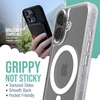 image:imageSmartish iPhone 17 MagSafe Clear Case  Gripmunk Magnetic Slim Case Lightweight  Protective AntiYellowing Thin Grip Clear Cover for Apple iPhone 17  Clearly Clear  Custom PrintClearly Clear MagSafe