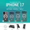 image:imageSmartish iPhone 17 Pro MagSafe Case  Gripmunk Slim  Protective  Out of Shape  Drop Tested 6FT  Wireless Charging  Geometric Design  Hexagon Pattern  Fits Apple iPhone 17 ProOut of Shape