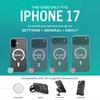 image:imageSmartish iPhone 17 Pro MagSafe Case  Gripmunk Slim  Protective  Out of Shape  Drop Tested 6FT  Wireless Charging  Geometric Design  Hexagon Pattern  Fits Apple iPhone 17 ProStacked Citrus