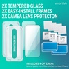 image:imageSmartish iPhone 17 Pro Max Screen Protector  Camera Lens Covers  Tuff Sheet  2Pack Tempered Glass 9H Easy Install Frame CaseFriendly  Dynamic Island for Apple iPhone 17 Pro Max  Clear 2Pack